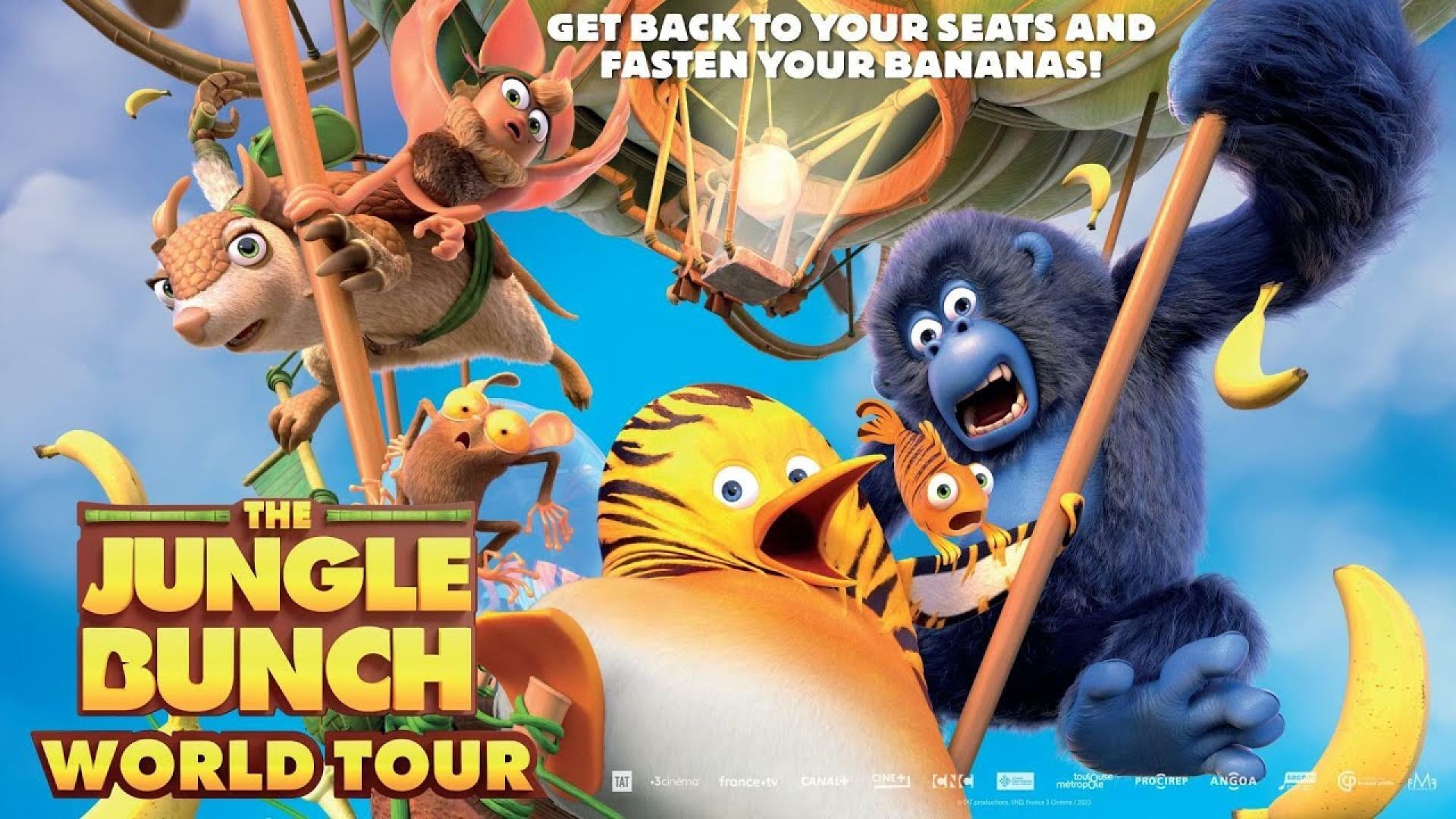 The Jungle Bunch 2: World Tour (2023) Dual Audio [Hindi ORG-French] HDRip 480P